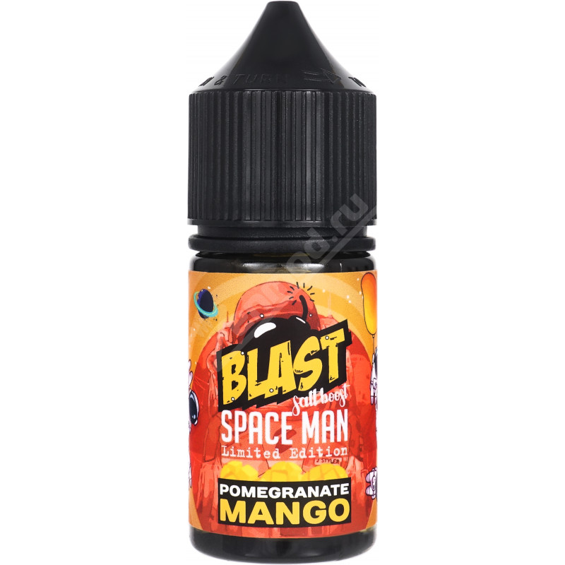 Фото и внешний вид — Blast Space Man SALT - Pomegranate Mango 30мл