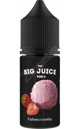BIG JUICE POD SALT - Клубника и пломбир 30мл