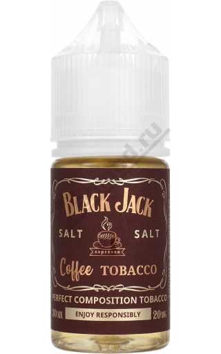 Black Jack SALT - Coffee Tobacco 30мл Black Jack SALT - Coffee Tobacco 30мл