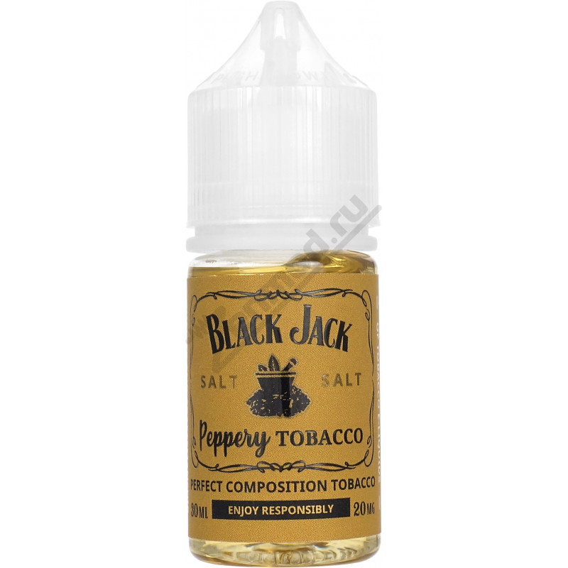 Фото и внешний вид — Black Jack SALT - Peppery Tobacco 30мл