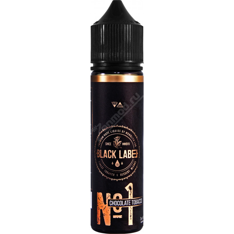 Фото и внешний вид — BLACK LABEL - №1 Chocolate Tobacco 60мл