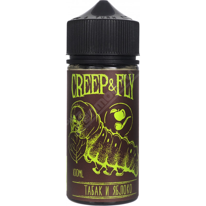 Фото и внешний вид — Creep & Fly - Табак и яблоко 100мл