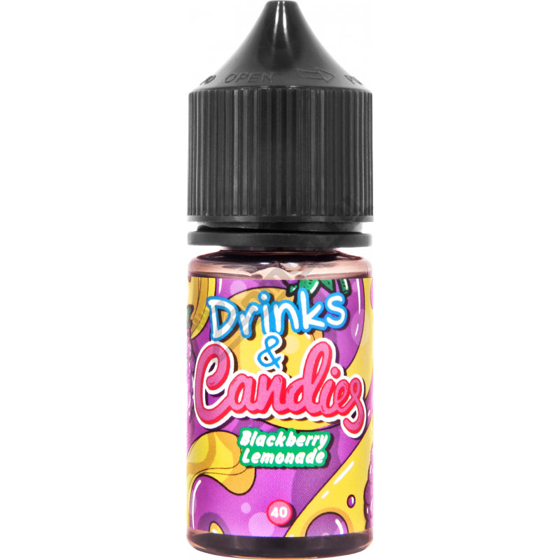 Фото и внешний вид — Drinks & Candies SALT - Blackberry Lemonade 30мл