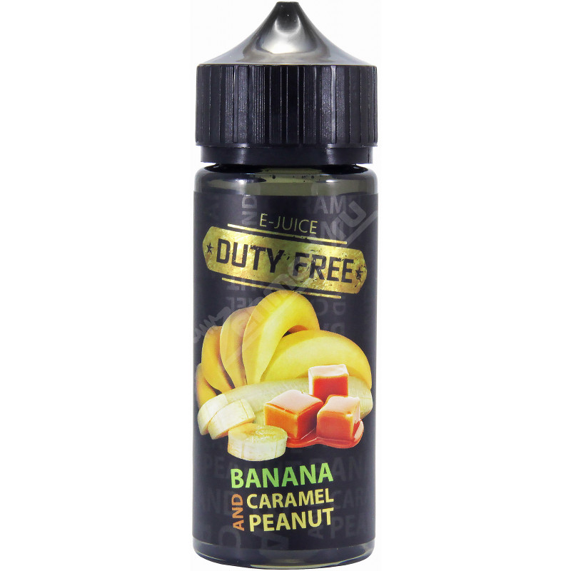 Фото и внешний вид — DUTY FREE BLACK - Banana and Peanut Caramel 120мл