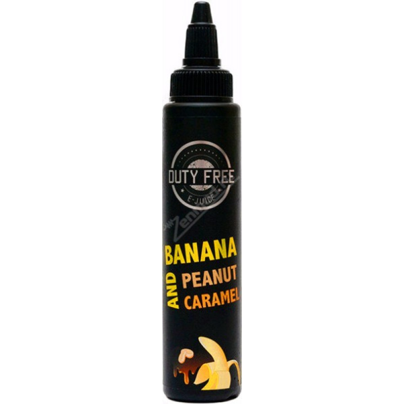 Фото и внешний вид — DUTY FREE BLACK - Banana and Peanut Caramel 70мл