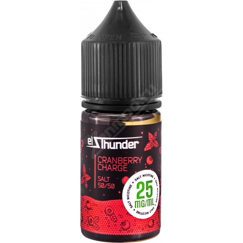 Фото и внешний вид — El Thunder SALT - Cranberry Charge 30мл