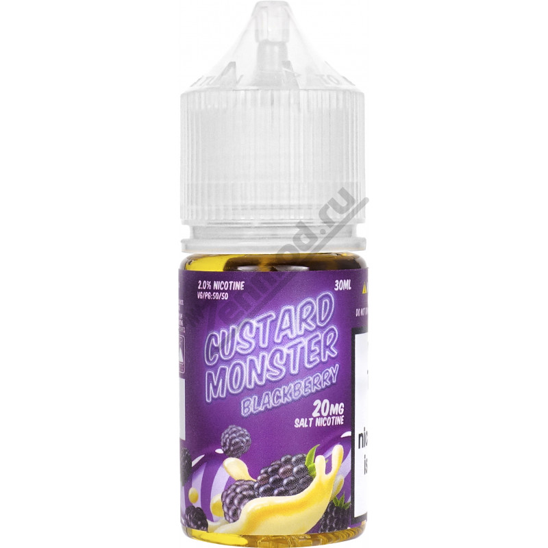 Фото и внешний вид — Custard Monster SALT - Blackberry 30мл