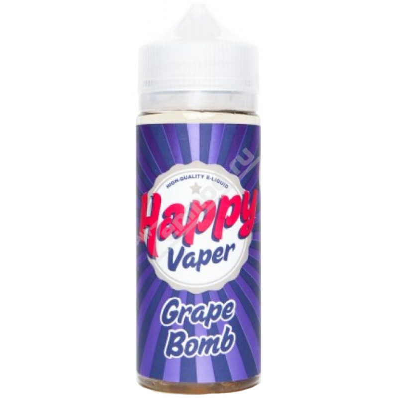 Фото и внешний вид — Happy Vaper - Grape Bomb 120мл