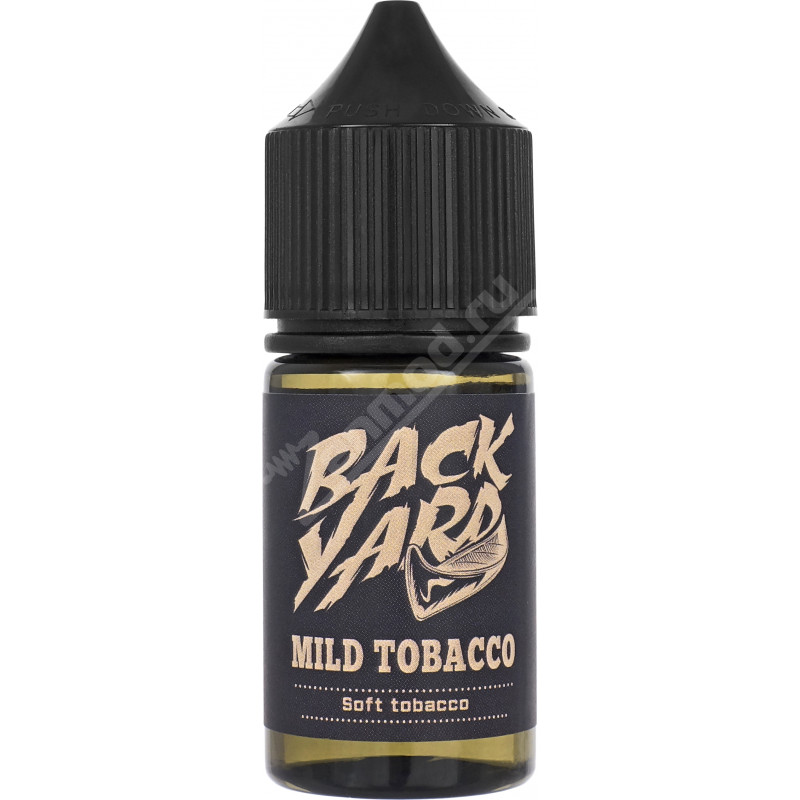 Фото и внешний вид — Back Yard SALT - Mild Tobacco 30мл