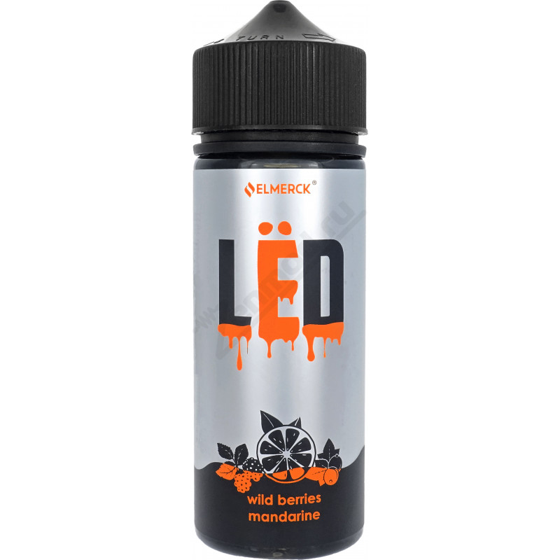 Фото и внешний вид — LED - Wild Berries Mandarine 120мл