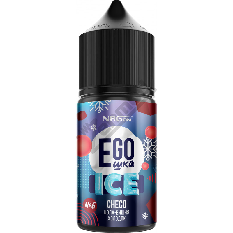 Фото и внешний вид — NRGon EGOшка ICE SALT - №06 Checo 30мл