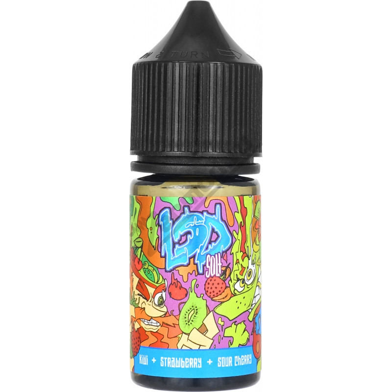 Фото и внешний вид — NRGon LSD Pod SALT - Kiwi + Strawberry + Sour Cherry 30мл