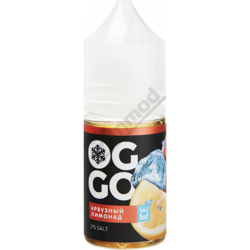 Фото и внешний вид — OGGO LEMONADE DOUBLE ICE SALT - Арбузный Лимонад 30мл