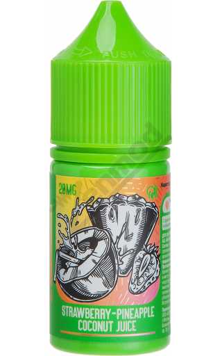 RELL Green SALT - Strawberry Pineapple Coconut Juice 30мл