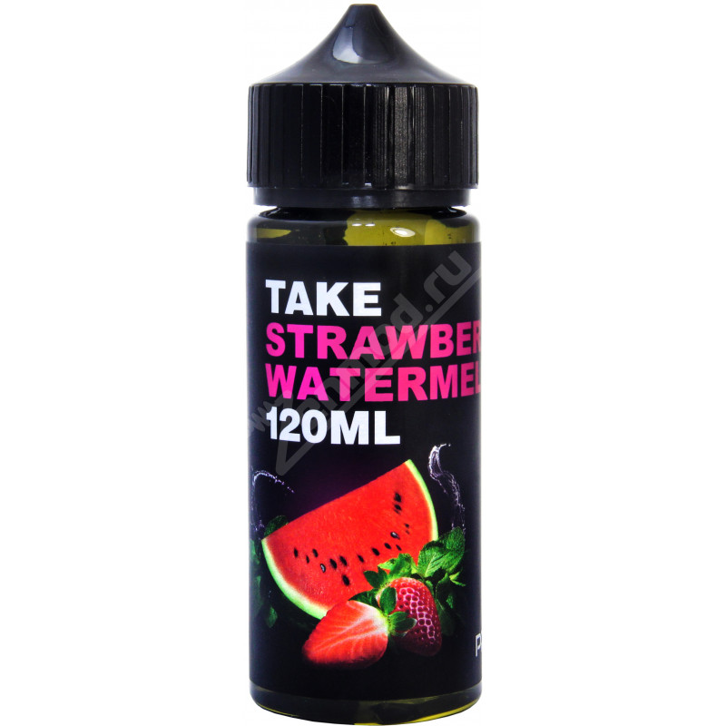 Фото и внешний вид — TAKE BLACK - Strawberry Watermelon 120мл