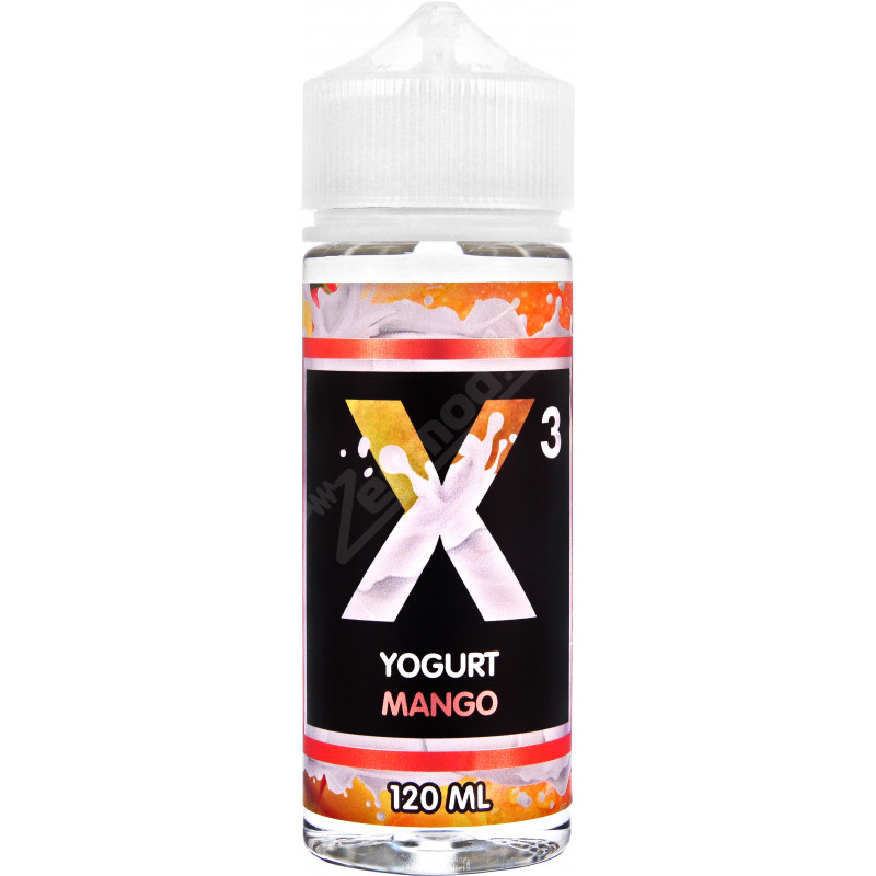 Фото и внешний вид — X-3 Yoghurt - Mango 120мл