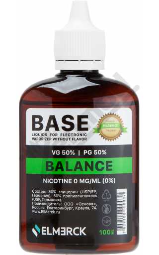 Основа NICSELECT Balance 100мл 0мг