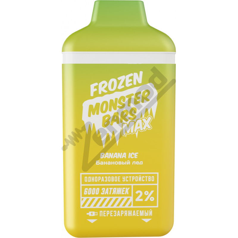 Фото и внешний вид — Frozen Monster Bars Max 6000 - Banana Ice