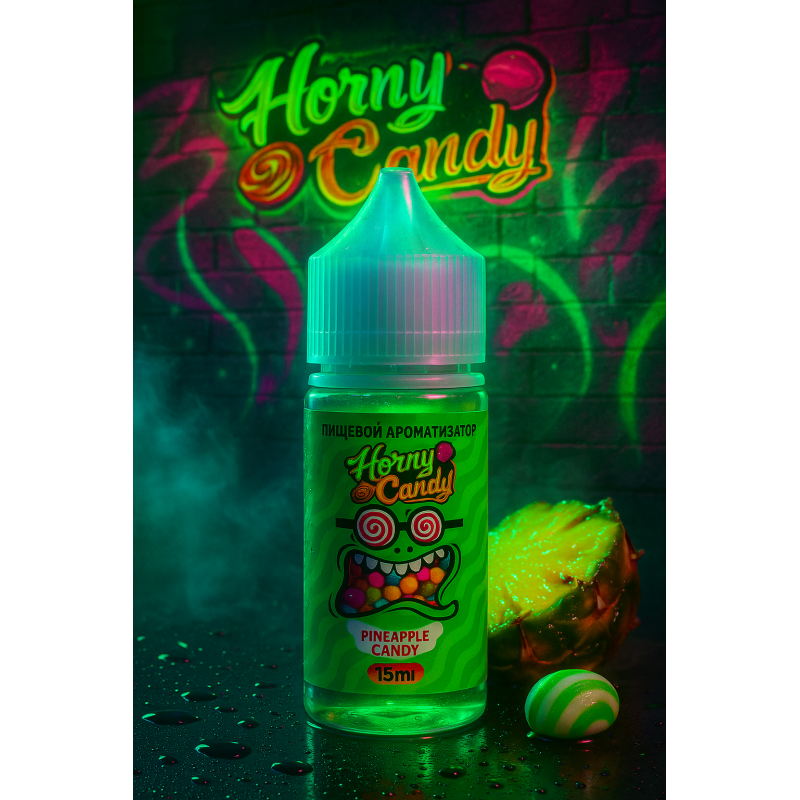 Фото и внешний вид — HORNY Candy - Pineapple 15мл