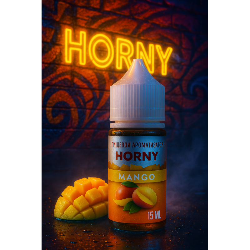 Фото и внешний вид — HORNY - Mango 15мл