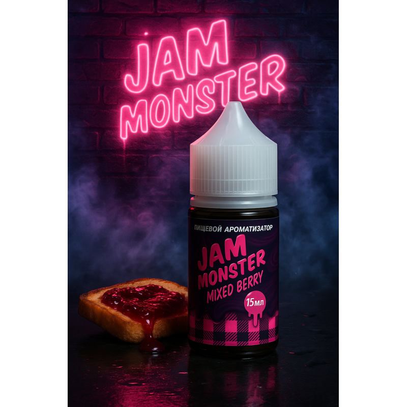Фото и внешний вид — Jam Monster - Тост с Ягодным Джемом Микс 15мл